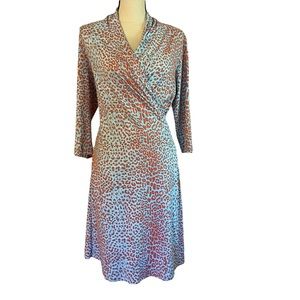 J. McLaughlin Faux Wrap Dress size Medium